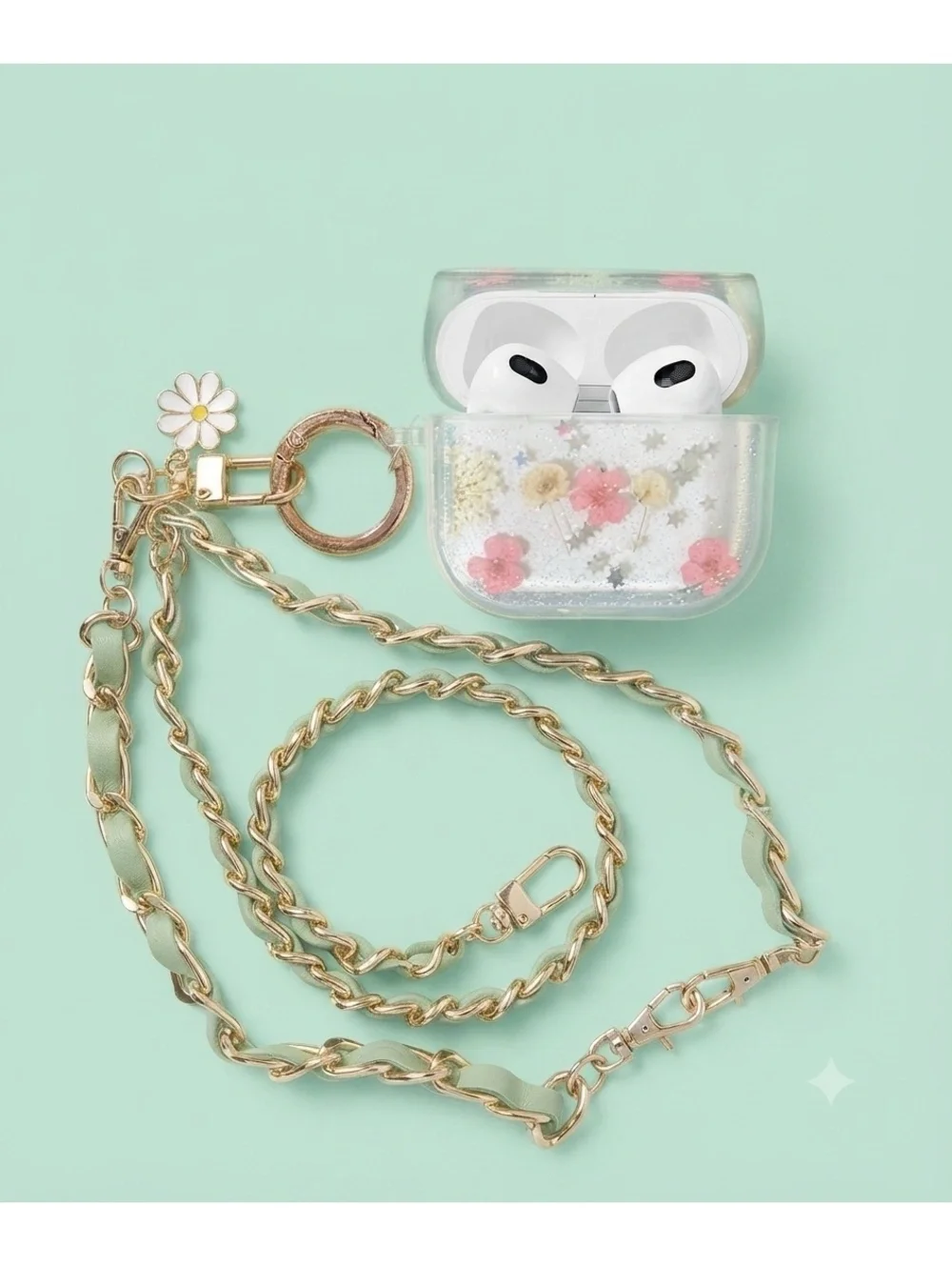 Apple AirPods 3rd Generation + Charging Case & Extra Floral Protective Case